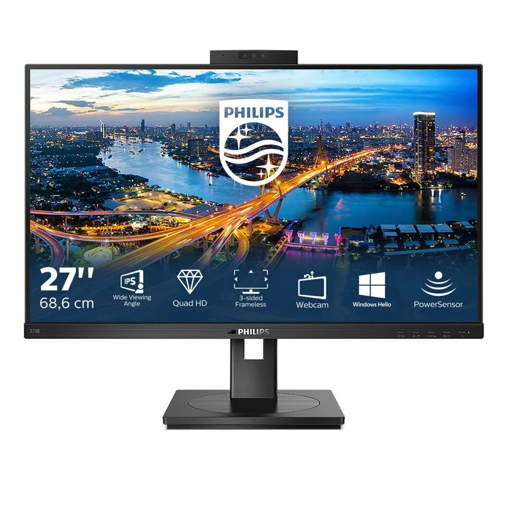 Philips 68,5cm (27,0") 275b1h 16:09 Dvi+Hdmi+Dp+Usb Webcam