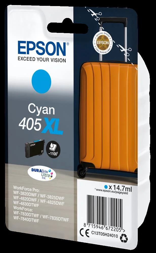 Cartucho de Tinta Original Epson N&ordm;405 Xl Alta Ca.