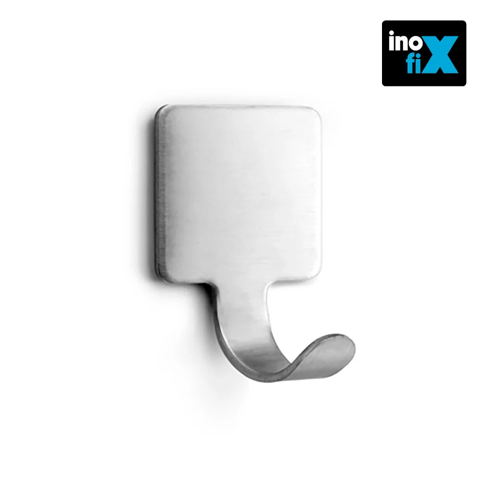 Cabide Adesivo Gancho A&ccedil;o (Blister 2 Unid) Inofix