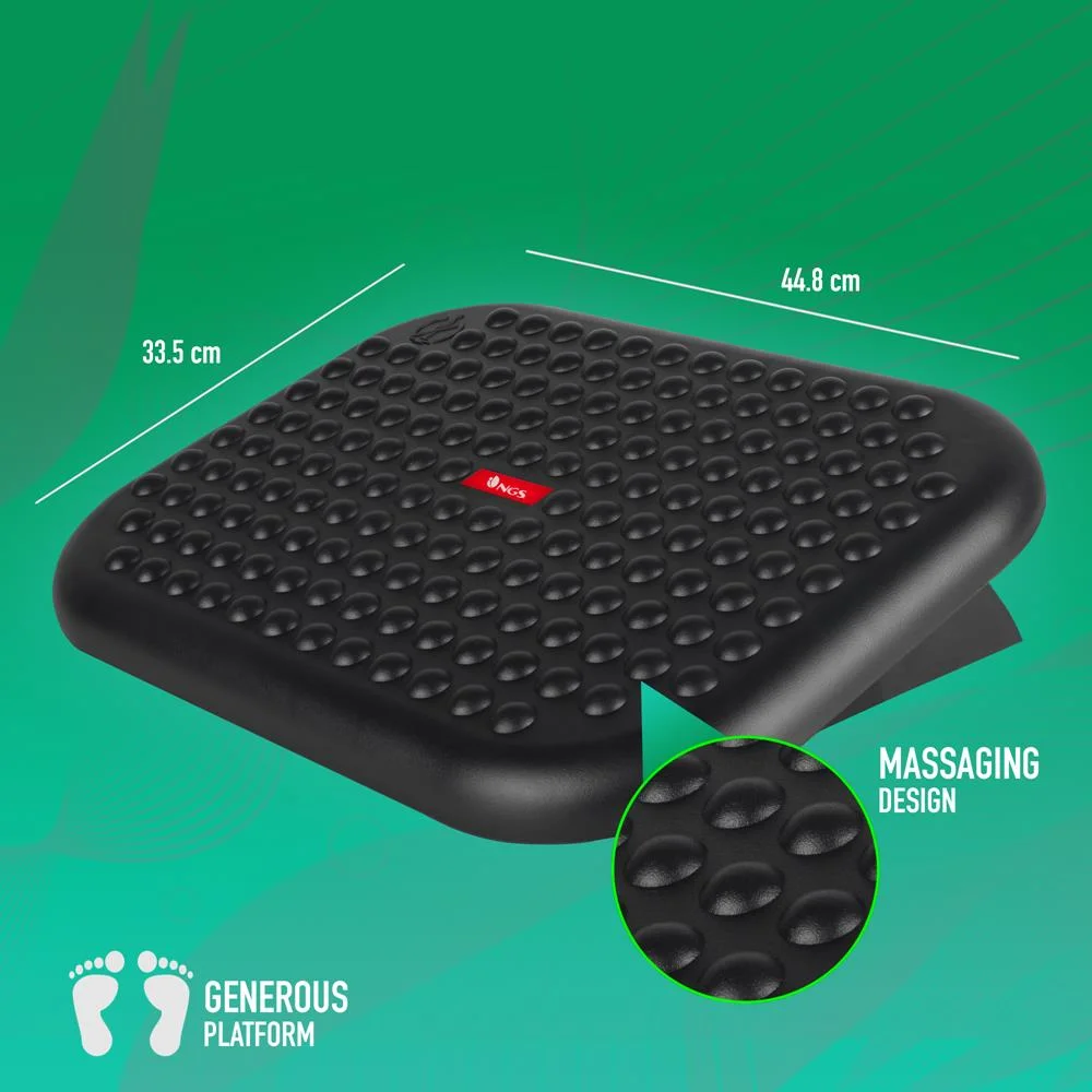 Suporte de P&eacute;s Ergon&ocirc;mico Ngs 44,8 Cm, 33,5 Cm