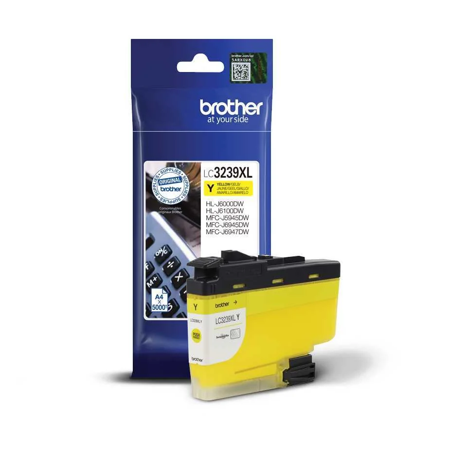 Brother Tinteiro Amarelo Alta Cap Lc-3239