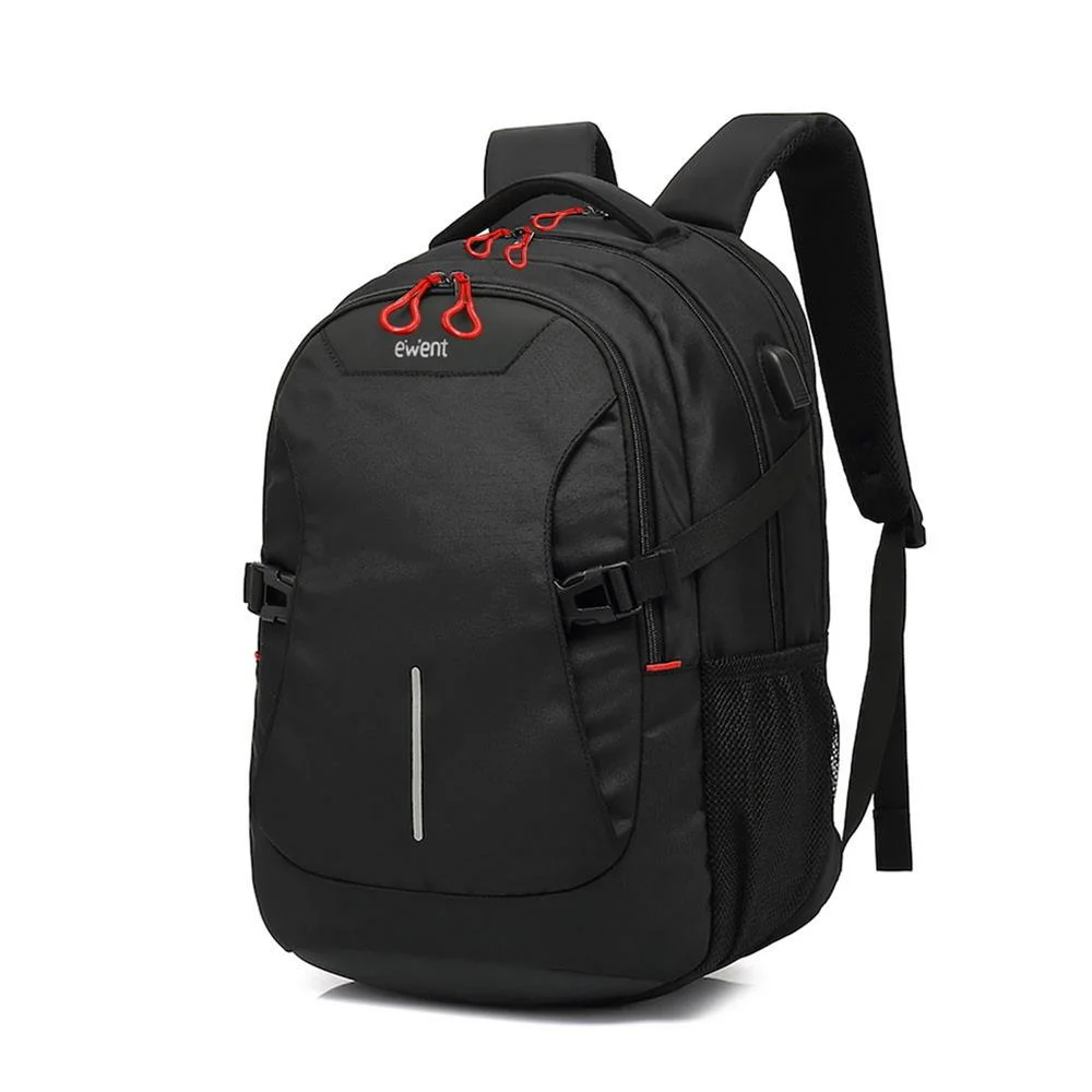 Ewent Mochila 15.6" com Porta Usb Black/ Grey