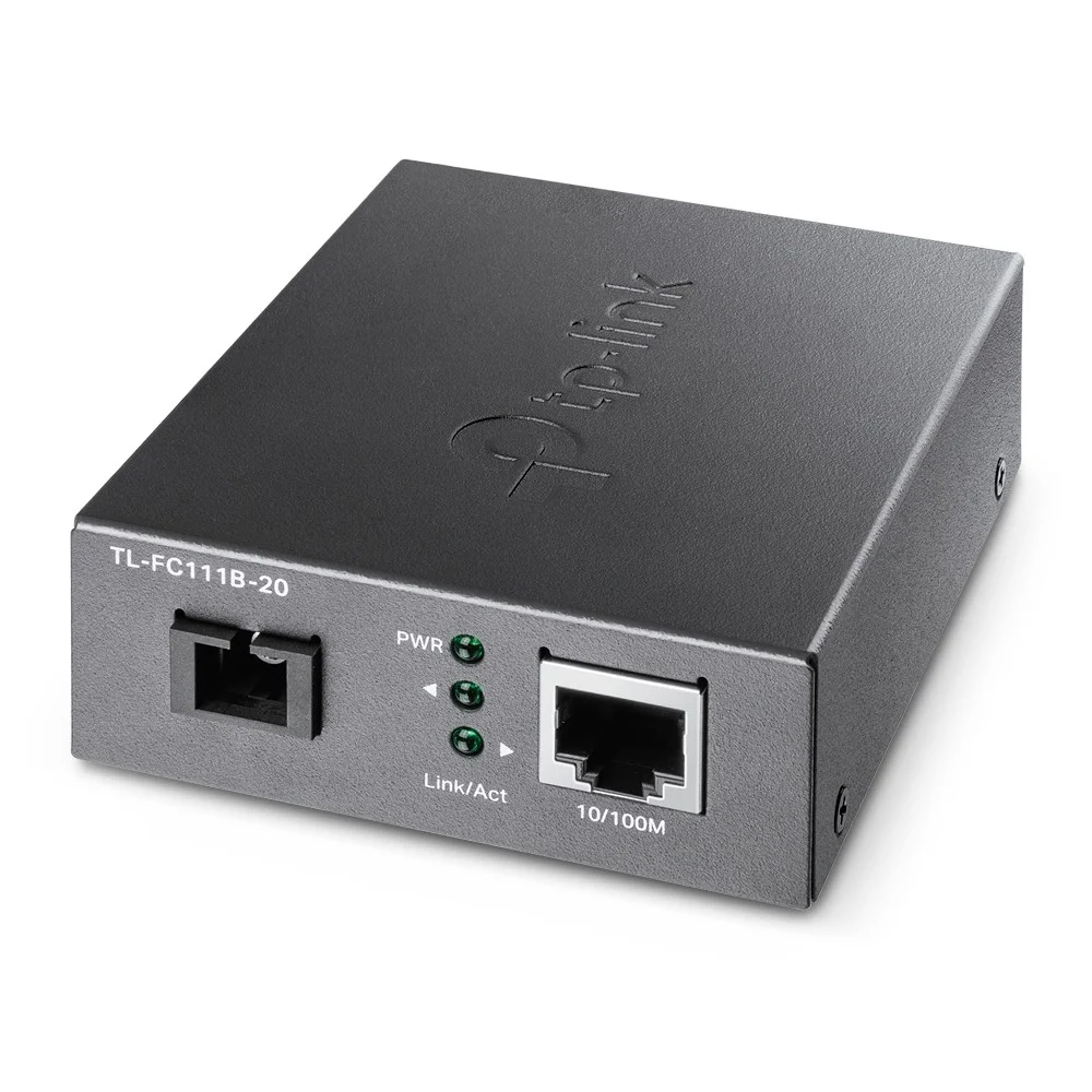 Convertidor Tp-Link 100mbps Rj45 To 100mbps Sc Wd.