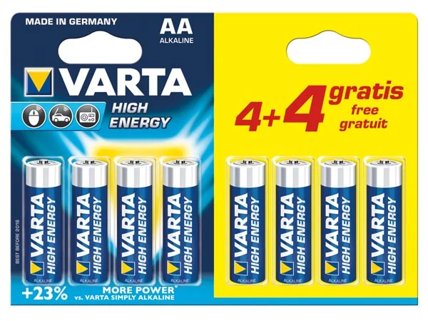 Pilhas Alcalinas Varta Lr06 