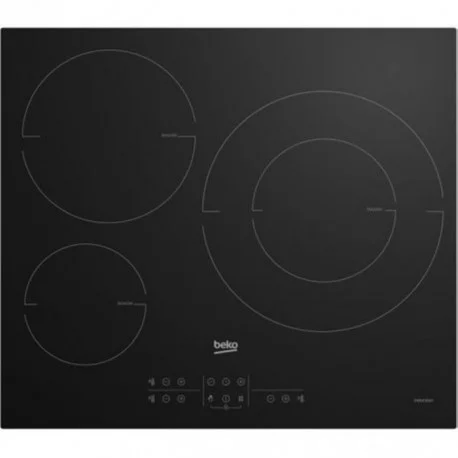 Placa de Indu&ccedil;&atilde;o Hii63205mt 3 Zonas 7200w Preto - Beko