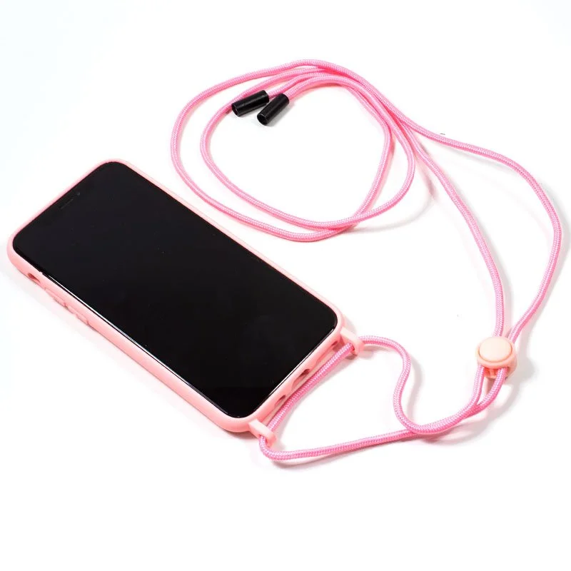 Capa iPhone 11 Pro Cord&oacute;n Liso Rosa