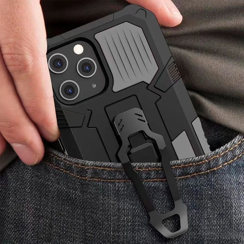 Carcasa iPhone 12 Mini Hard Clip Negro