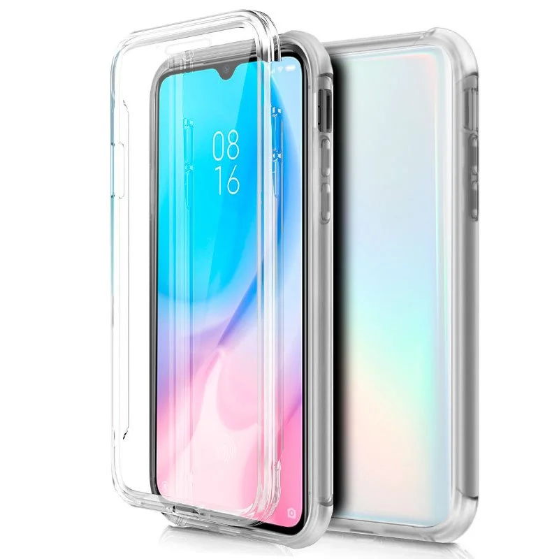 Cool Capa de Silicone 3d para Xiaomi Mi 9 Lite (Frente + Verso Transparente)