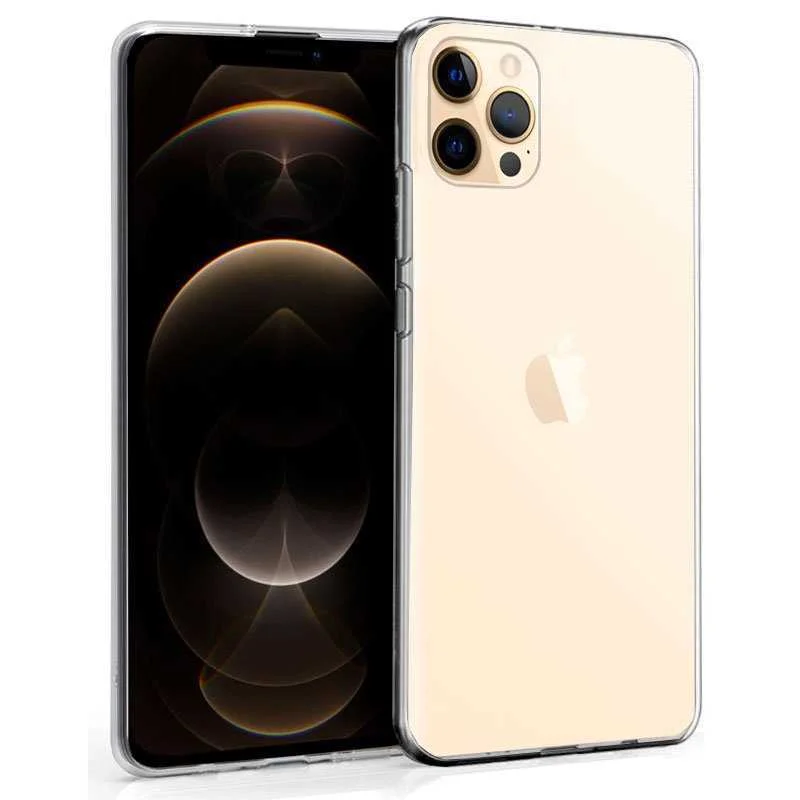 Funda Silicona iPhone 12 Pro Max (Transparente)