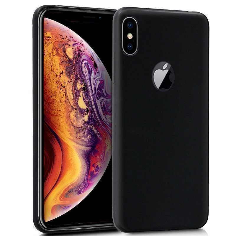 Capa Silic. iPhone XS Max (Preto)