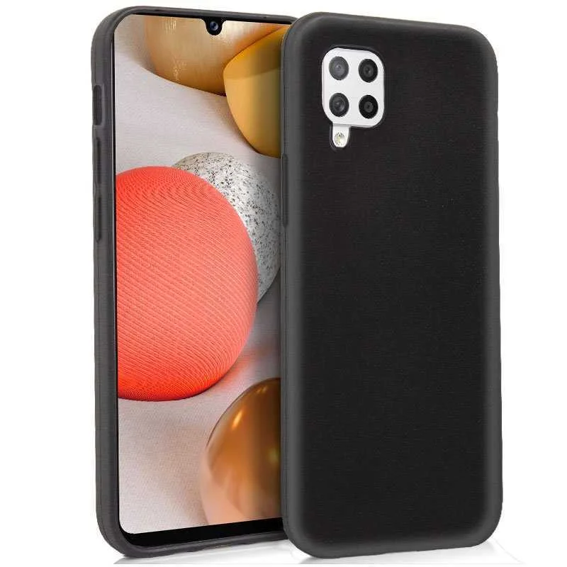Capa de Silicone Cool para Samsung A426 Galaxy A42 5g (Preta)