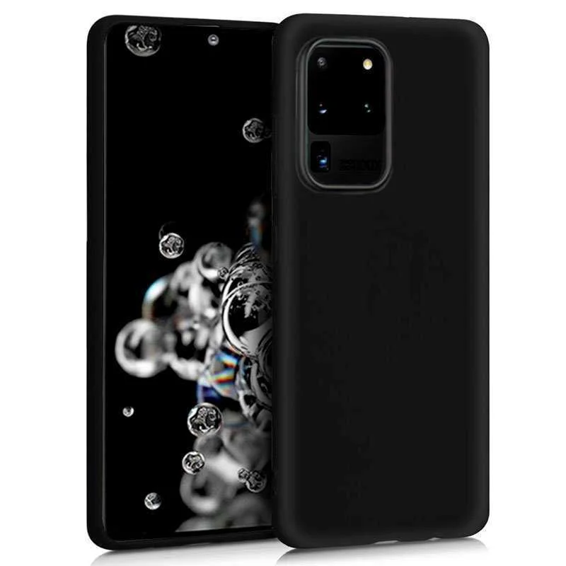 Capa de Silicone Cool para Samsung G988 Galaxy S20 Ultra 5g (Preta)