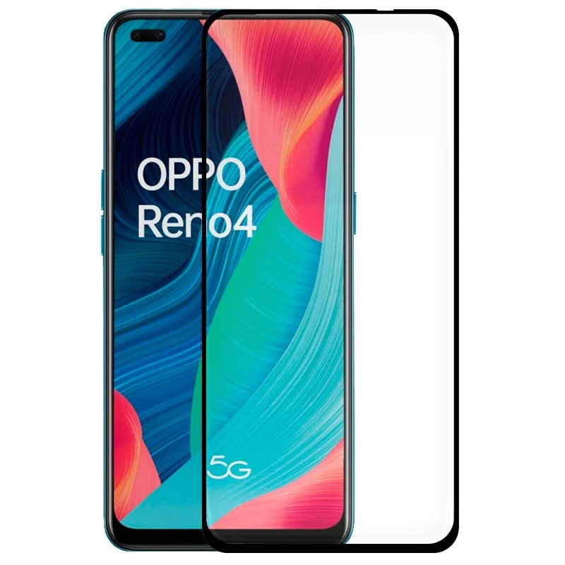 Protetor de Tela de Vidro Temperado Cool para Oppo Reno 4 (Full 3d Preto)
