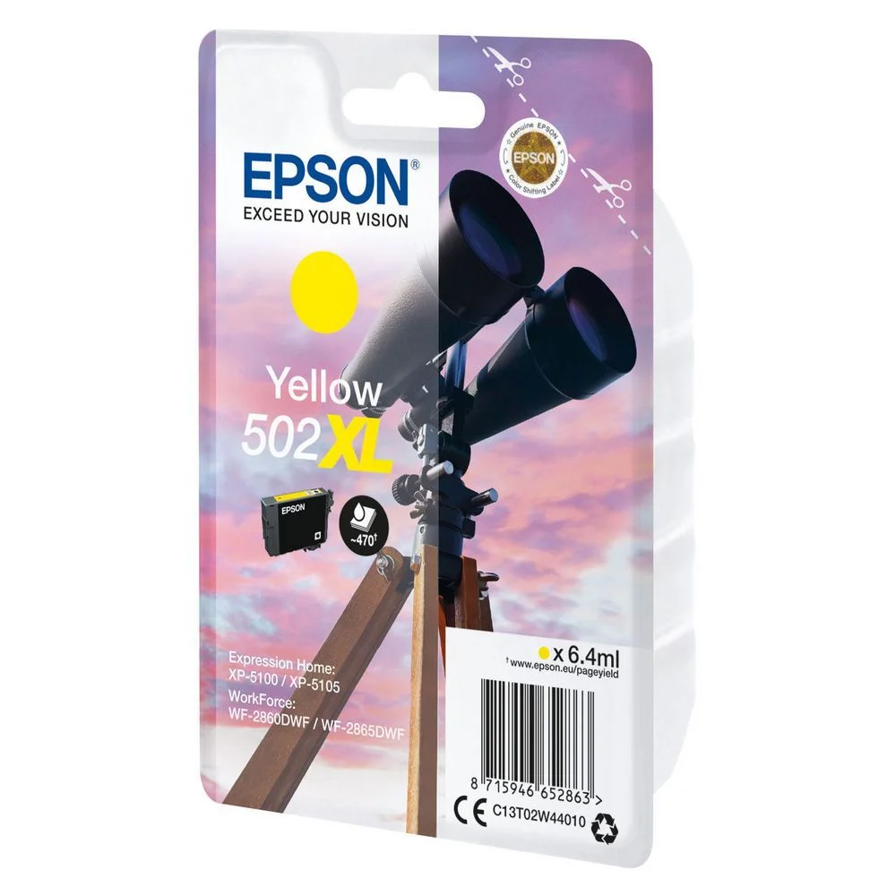 EPSON TINTEIRO AZUL 502XL XP5100/105 WF-2860DWF/8.