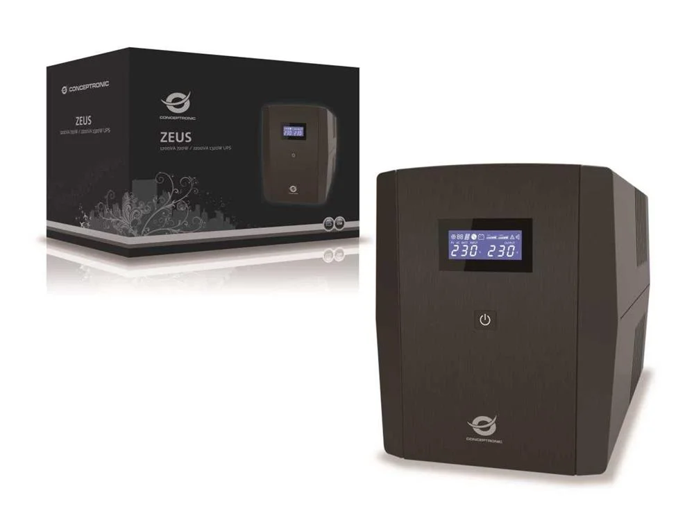 Conceptronic Zeus Usv 2200va 1320w 3xiec+2xschuko    Hid,Usb