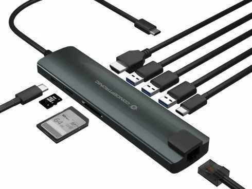 Donn 9-In-1 Multifunctional Usb Hub Adapter