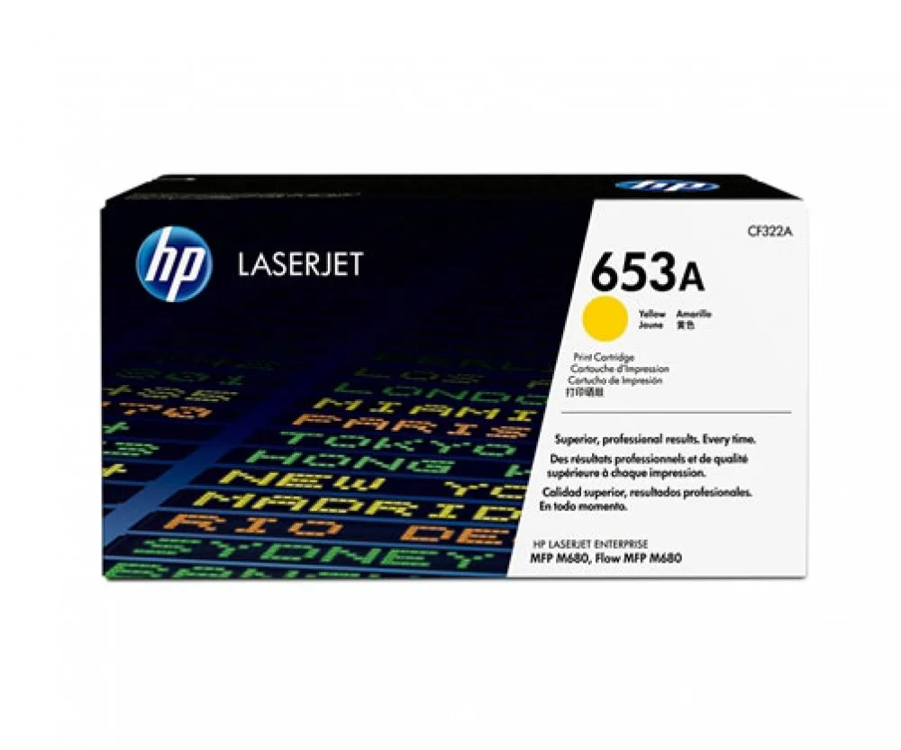 T&oacute;ner Hp 653a Amarelo