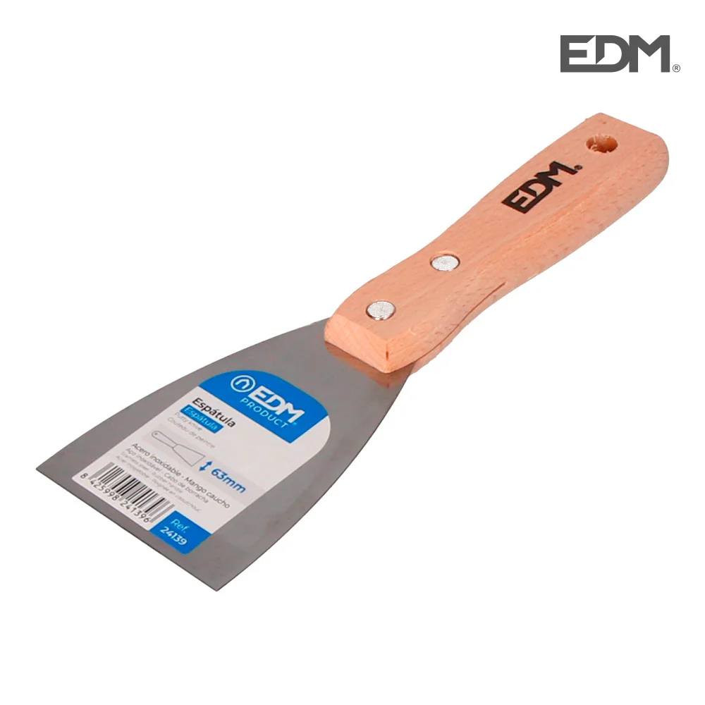 Esp&aacute;tula Profissional Flex&iacute;vel 63mm Edm