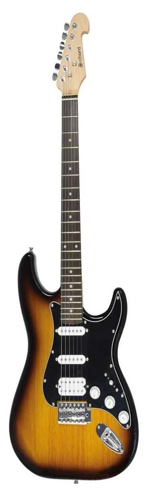 Guitarra El&eacute;ctrica Con Pastilla Hss Tobacco Brill.