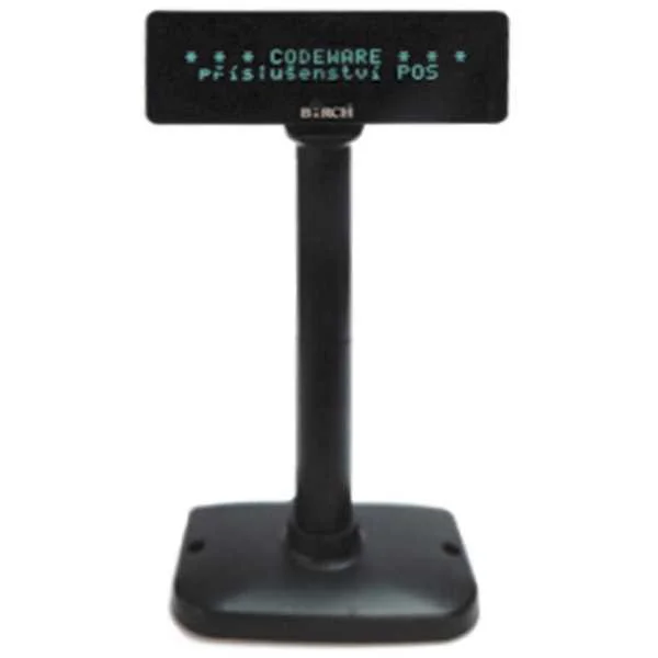 Visor Cliente Vfd Birch Preto 2x20 Usb/Rs232 Alim.