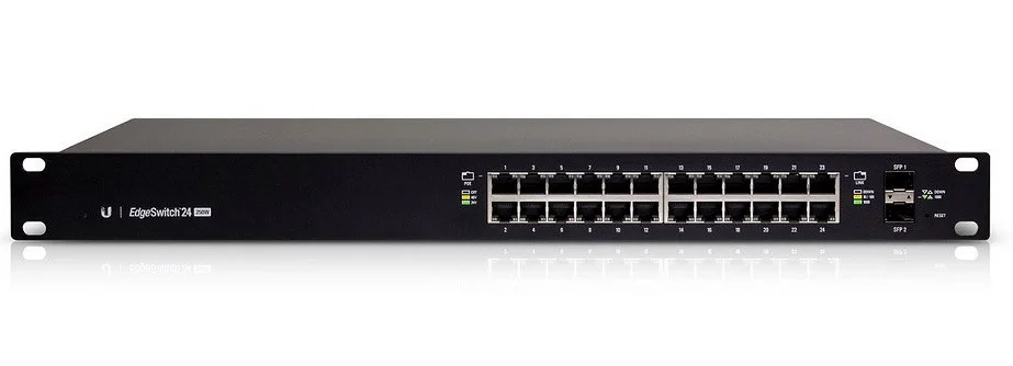 Switch de Redes Edge 24 Portas Gerido L2/L3 10/100/1000 Mbps - Ubiquiti