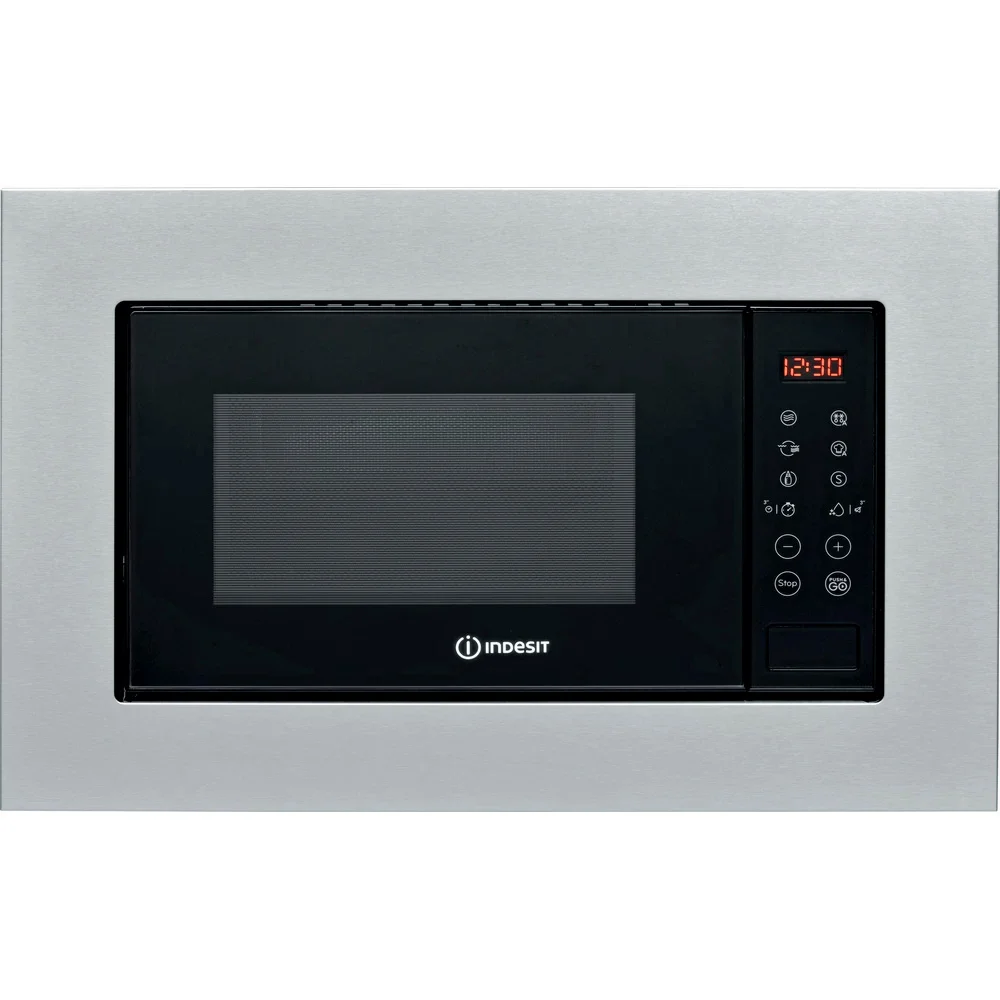 Indesit Mwi 120 Gx Built-In Grill Microwave 20 L 800 W Stainless Steel