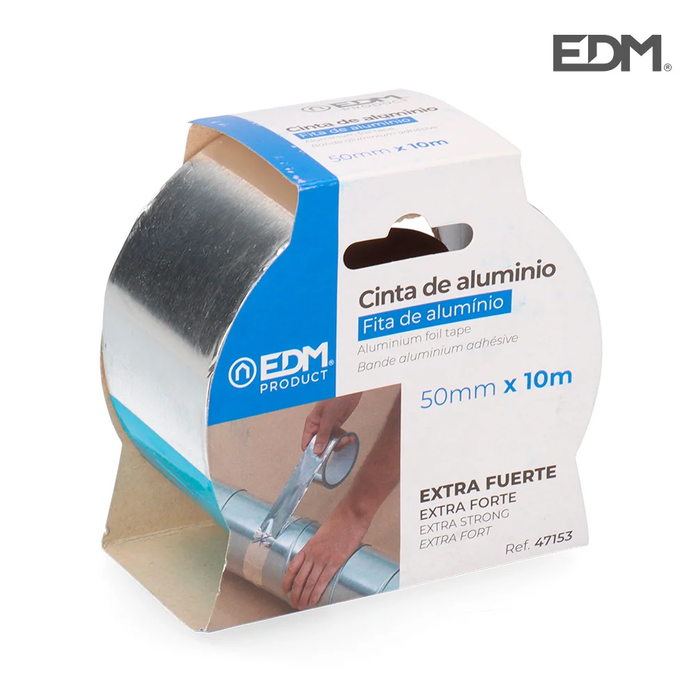 Fita Adesiva Multiuso de Aluminio 10m X50mm Edm