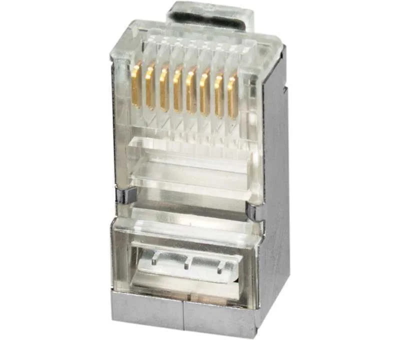 Ficha Rj45 Ftp Cat.5e Conector Modular Blindado