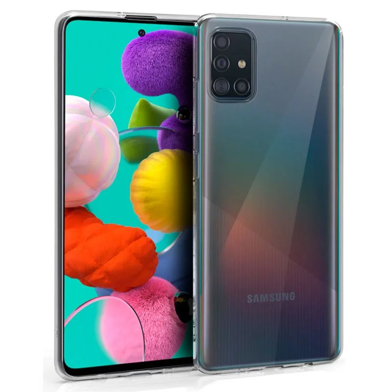 Capa de Silicone Cool para Samsung A515 Galaxy A51 (Transparente)