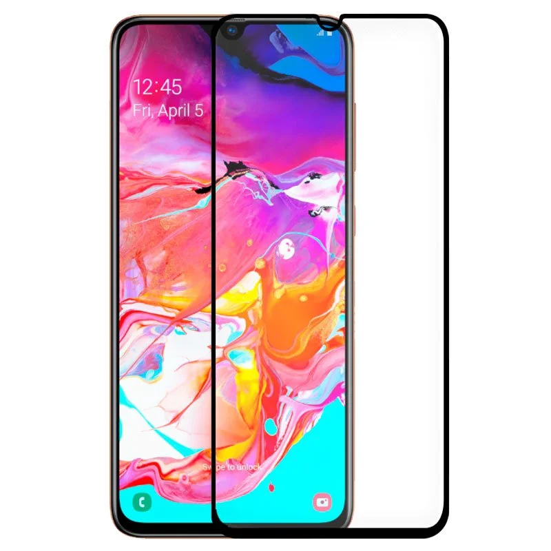 Protetor de Tela de Vidro Temperado Samsung A705 Galaxy A70 (Full 3d Black)