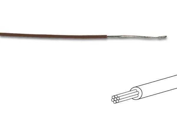 Fio de Liga&ccedil;&atilde;o -  &Oslash; 1.4 Mm - 0.2 Mm&sup2; - Multifilar - Castanho