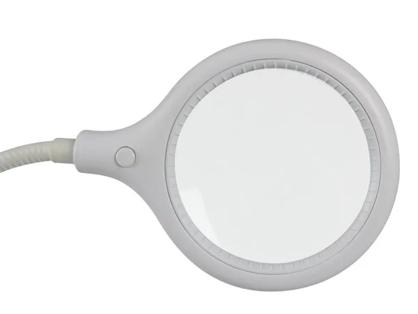 Candeeiro 30x Leds 6w C/ Lupa e Suporte de Mola