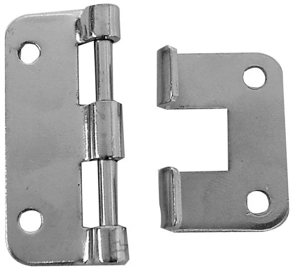 Dobradi&ccedil;a - Metal Branco - 58 X 46 Mm - 10 Unidades Por Embalagem