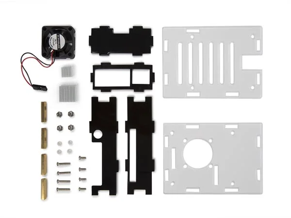 Caixa Transparente com Refrigera&ccedil;&atilde;o para Raspberry Pi&reg; 3b & 3b +