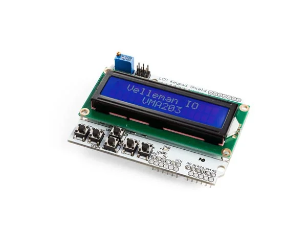 Escudo de Teclado para Arduino - Lcd162