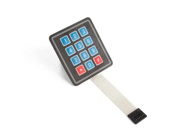 Teclado de Matriz de Membrana 3 X 4