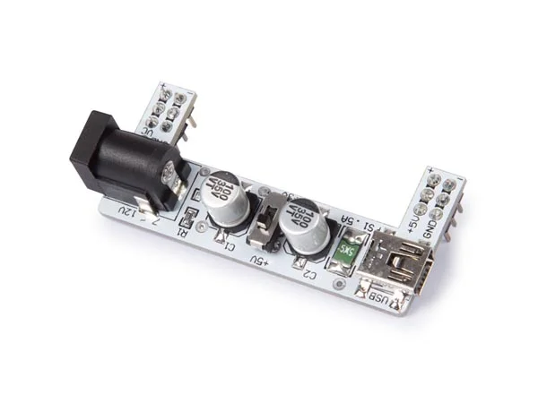 M&oacute;dulo de Alimenta&ccedil;&atilde;o de 2 Canais para Placas de Ensaio de 3.3v/5v