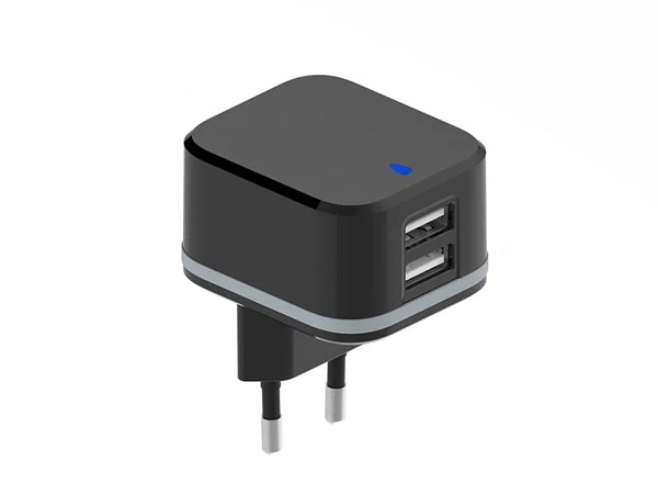 Cargador Compacto Con Doble Salida Usb 5 V - 4.8.