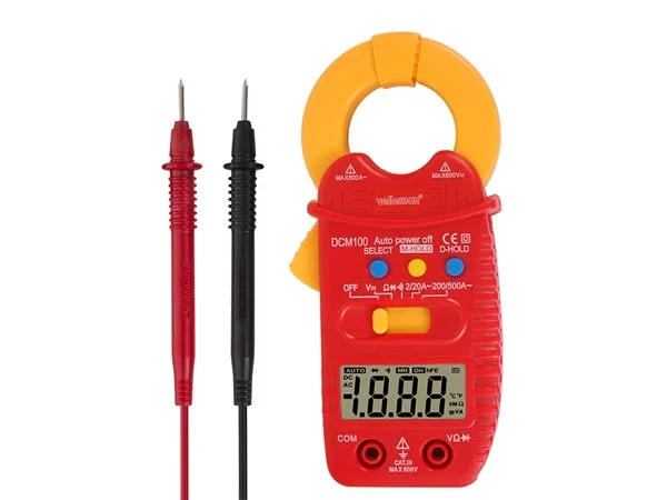 Mini Pin&ccedil;a Amperim&eacute;trica Digital - Cat Iii - 600 V - Ac - com Fun&ccedil;&atilde;o de Reten&ccedil;&atilde;o de Dados