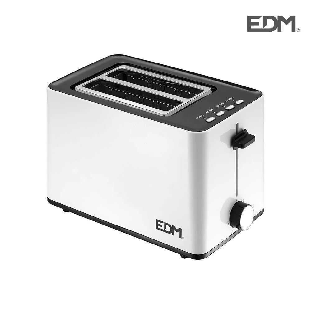 Torradeira 850w Ranhura Dupla "White Design" 25x16x18,5cm Edm