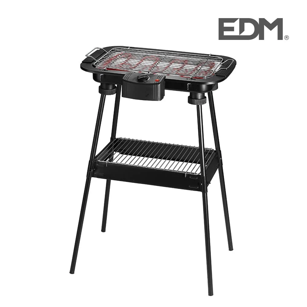 Grelhado El&eacute;trico de P&eacute; 2000w 47,5x30x70,5cm Edm