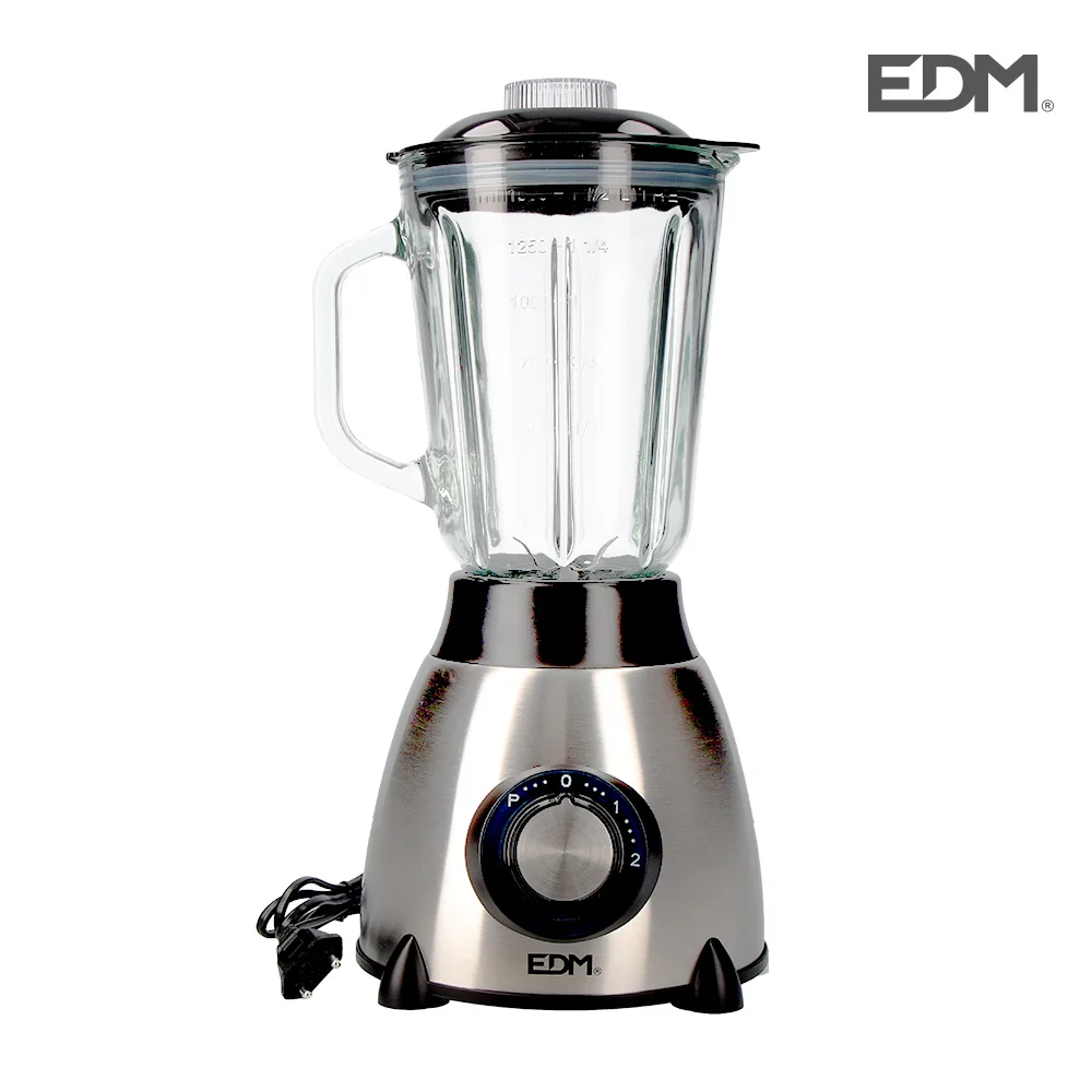 Liquidificador com Copo de Vidro 1,5l 550w &Oslash;18x40cm Edm