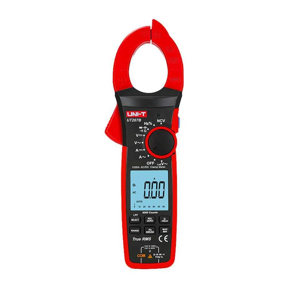 Pin&ccedil;a Amper&iacute;m&eacute;trica Digital True Rms 1000a
