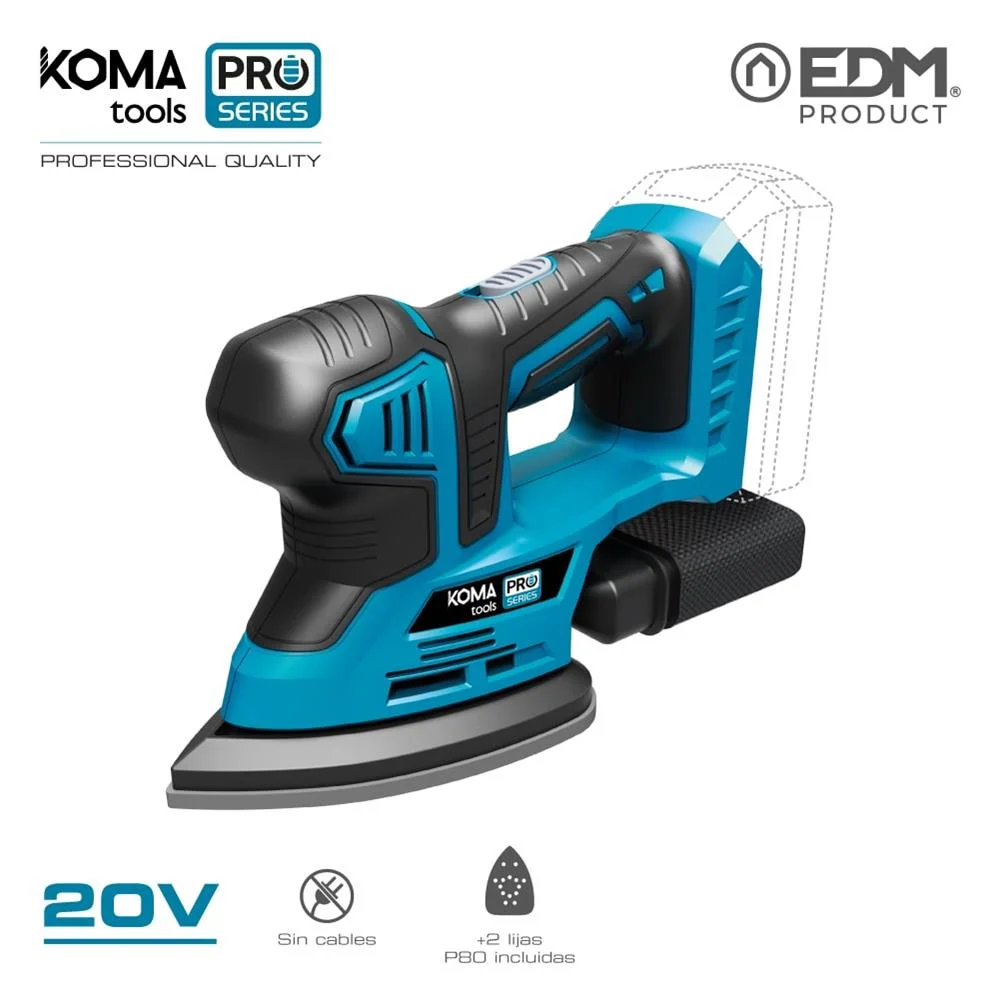 Lixadora 20v (sem Bateria E Carregador) Koma Tools