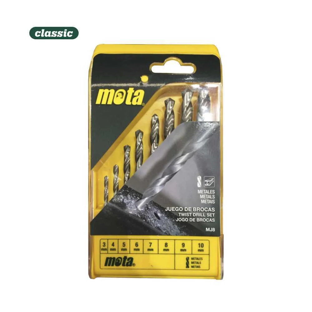 Jogo 8 Brocas A.R de 3mm a 10mm Mj8