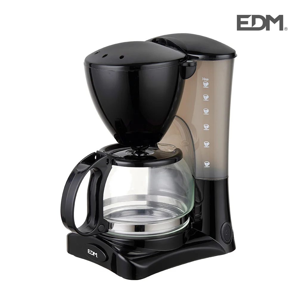 Cafeteira de Goteio 6 Ta&ccedil;as Poten&ccedil;a:550w 16,5x12,5x24cm Edm