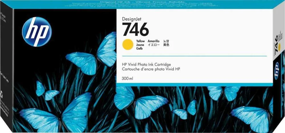 Tinteiro de Tinta Original Hp P2v79a Amarelo 