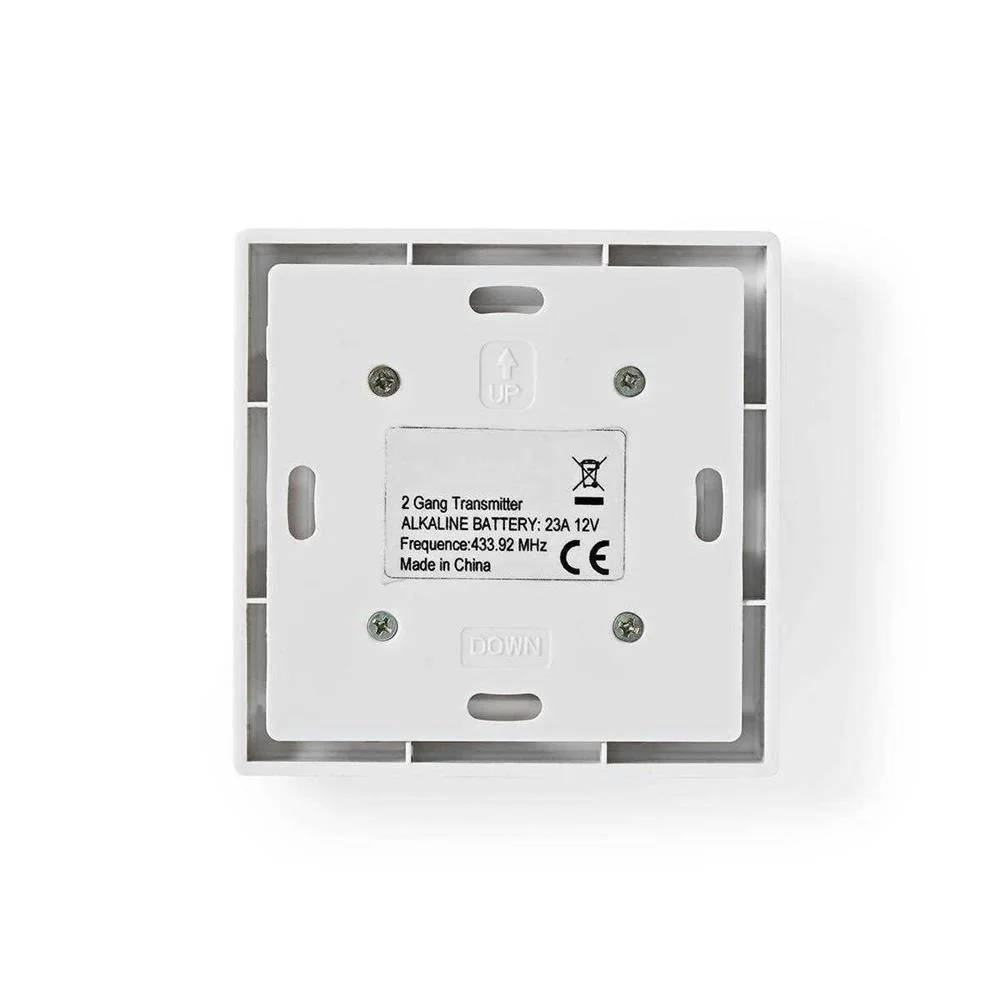 Interruptor de Parede Duplo Rf 433,92 Mhz