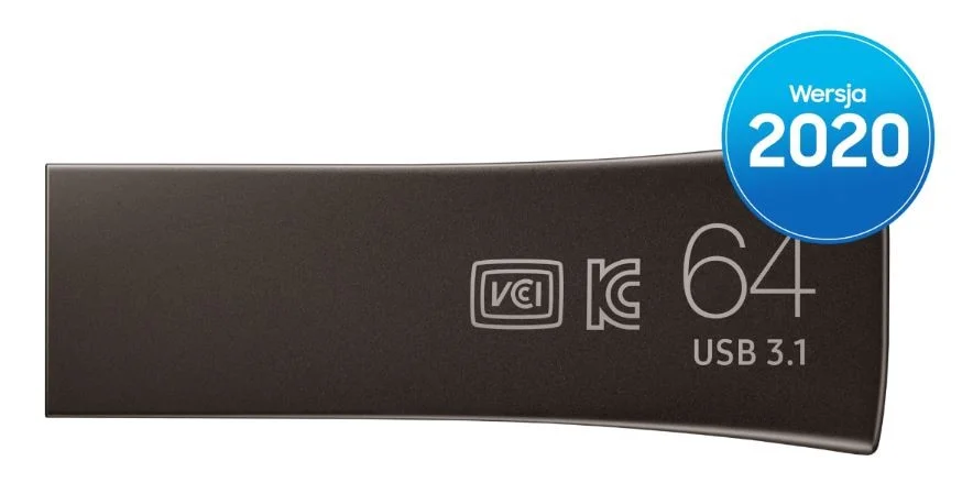Pen Drive 64gb Usb 3.1 Bar Plus Cinzento Tit&acirc;nio - Samsung