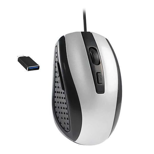 Lifetech Rato Bow - Usb C\\Type-C e Usb Optical Silver Wired